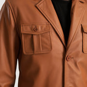 Ray Cutler Lederjacke für Herren – Zusätzliche Produktansicht 6