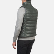 
Authentic Sheepskin Leather with Aniline Finish Grain Texture & Heavy-Duty Seam Stitching Detail