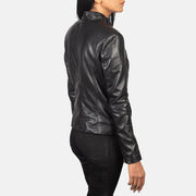 Rumella Leder-Bikerjacke für Damen – Zusätzliche Produktansicht 5