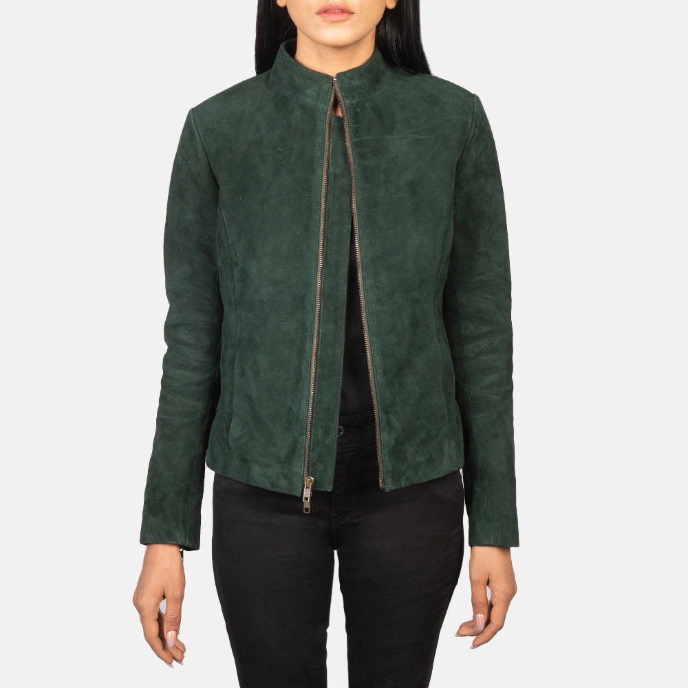 Rumella Leder-Bikerjacke für Damen – Zusätzliche Produktansicht 1