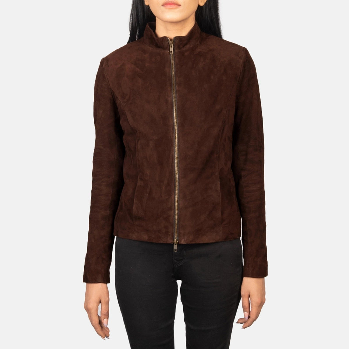 Rumella Leder-Bikerjacke für Damen – Zusätzliche Produktansicht 4