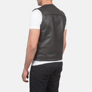 Authentic Sheepskin Leather with Semi-aniline Finish Grain Texture &amp; Heavy-Duty Seam Stitching Detail