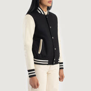 Savant Varsity Lederjacke für Damen – Zusätzliche Produktansicht 2