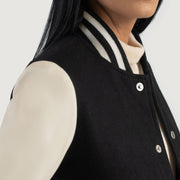 Savant Varsity Lederjacke für Damen – Zusätzliche Produktansicht 6