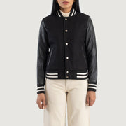 Savant Varsity Lederjacke für Damen – Zusätzliche Produktansicht 4