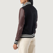 Savant Varsity Lederjacke für Damen – Zusätzliche Produktansicht 5