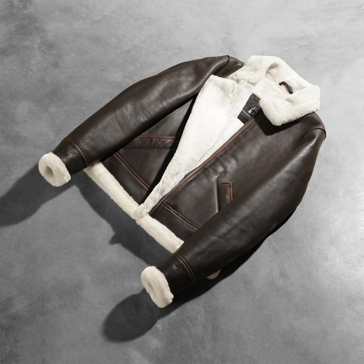 Sherilyn B-3 Schwarz Leder-Bomberjacke für Damen – Zusätzliche Produktansicht 8