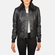 Stella G-1 Leder-Bomberjacke für Damen – Zusätzliche Produktansicht 1