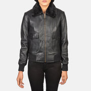 Stella G-1 Leder-Bomberjacke für Damen – Zusätzliche Produktansicht 4
