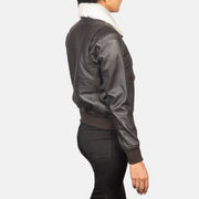 Stella G-1 Leder-Bomberjacke für Damen – Zusätzliche Produktansicht 5