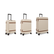 Sandy Beach Suitcase Set Front Pocket Zuna für Damen, front view