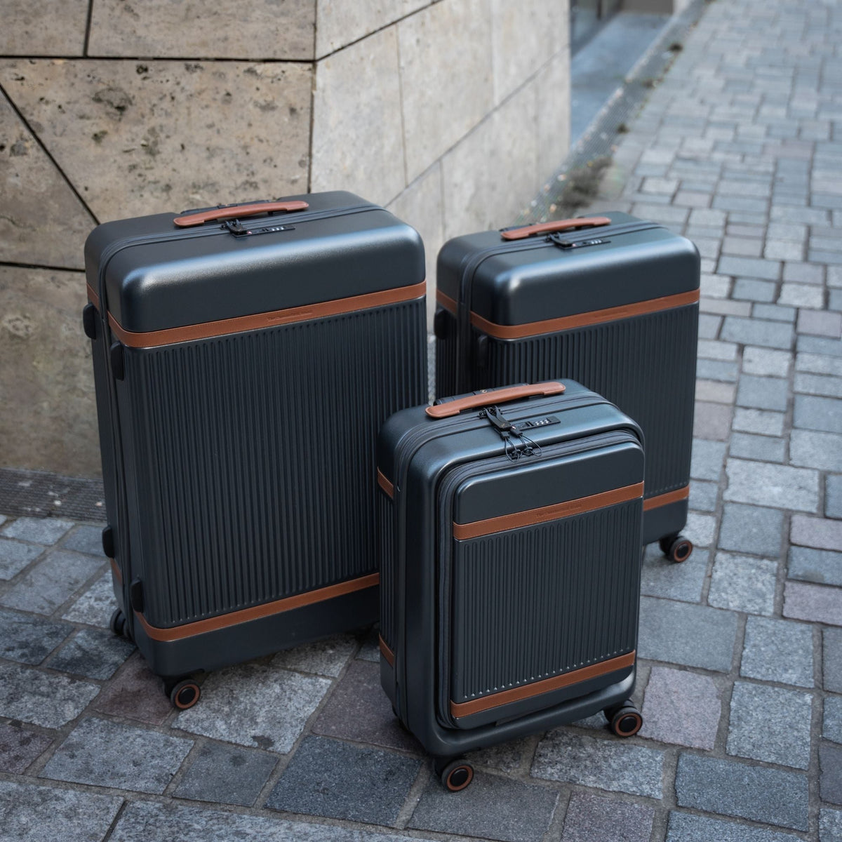 Suitcase Set Front Pocket Zuna für Damen – Zusätzliche Produktansicht 2