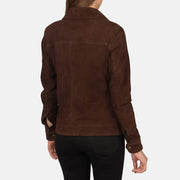 
Suzy Trucker Braun Lederjacke für Damen – alternate product view 5