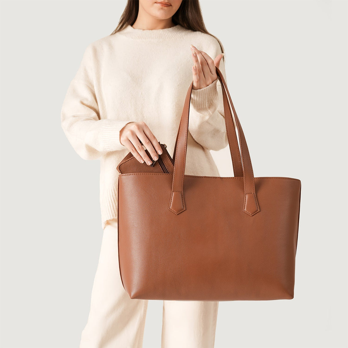 
The Bianca Leder-Shopper – alternate product view 9