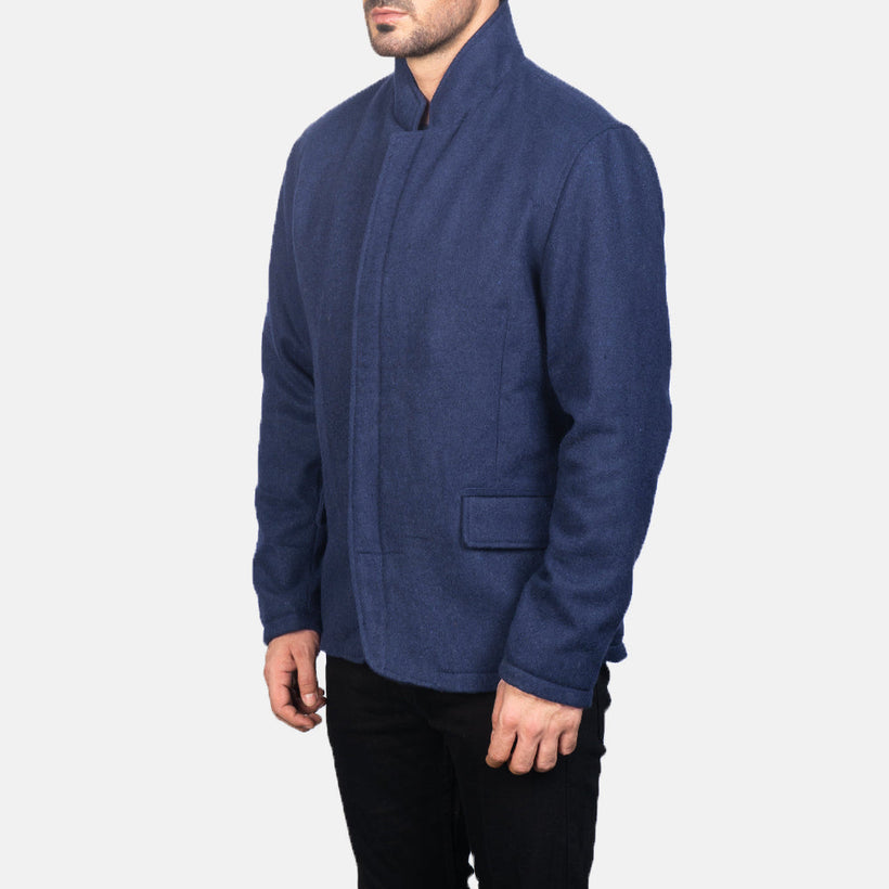 Thomas Blau Wool Lederjacke für Herren