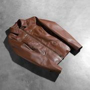 Tomachi Rot Lederjacke für Damen – Zusätzliche Produktansicht 7