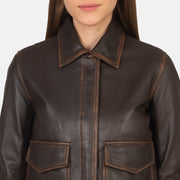 
Westa A-2 Leder-Bomberjacke für Damen – alternate product view 7