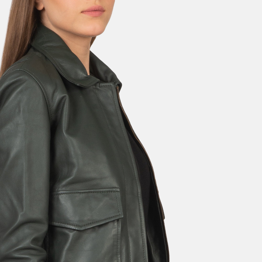 
Westa A-2 Leder-Bomberjacke für Damen – alternate product view 6