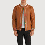 Willis Varsity Lederjacke für Herren – Zusätzliche Produktansicht 1