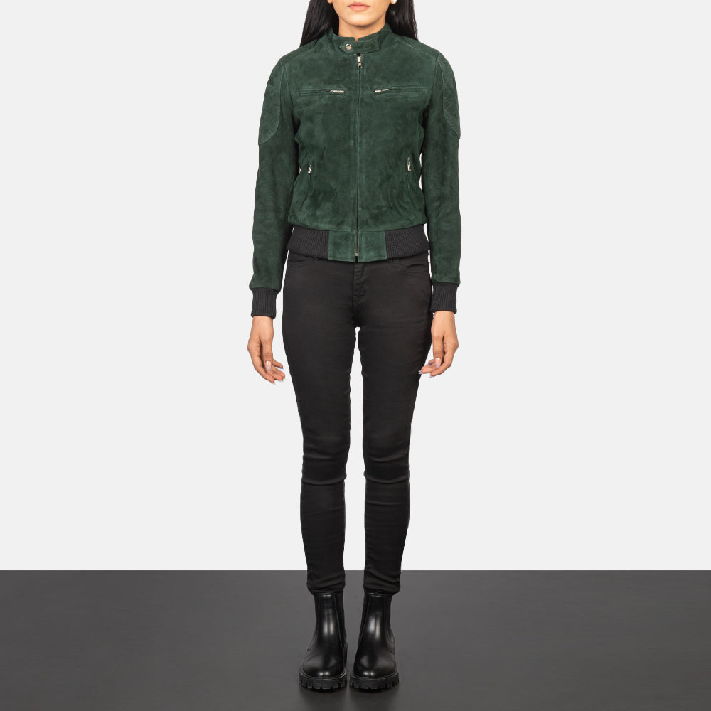 
Zenna Leder-Bomberjacke für Damen – alternate product view 3