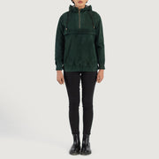 Zest Hooded Pullover Lederjacke für Damen – Zusätzliche Produktansicht 3